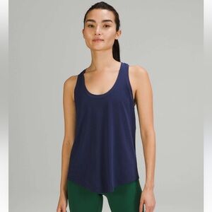 Lululemon Women's Navy Blue Tank Top